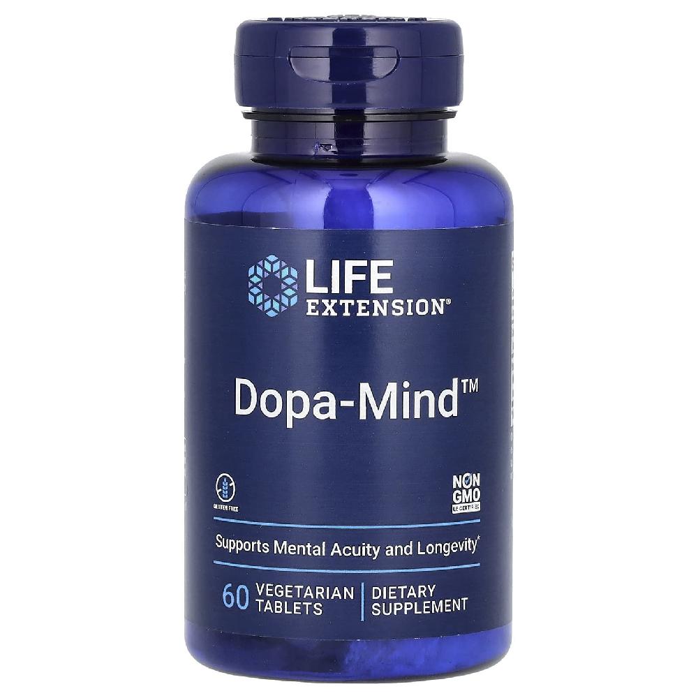 라이프익스텐션 도파 마인드 Dopa Mind <b>칼슘</b> 함유 베지정제 60정