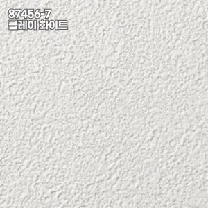 개나리벽지 로하스+ 87456-7 클레이화이트 1롤(5평) 옥수수식물성 친환경 실크벽지