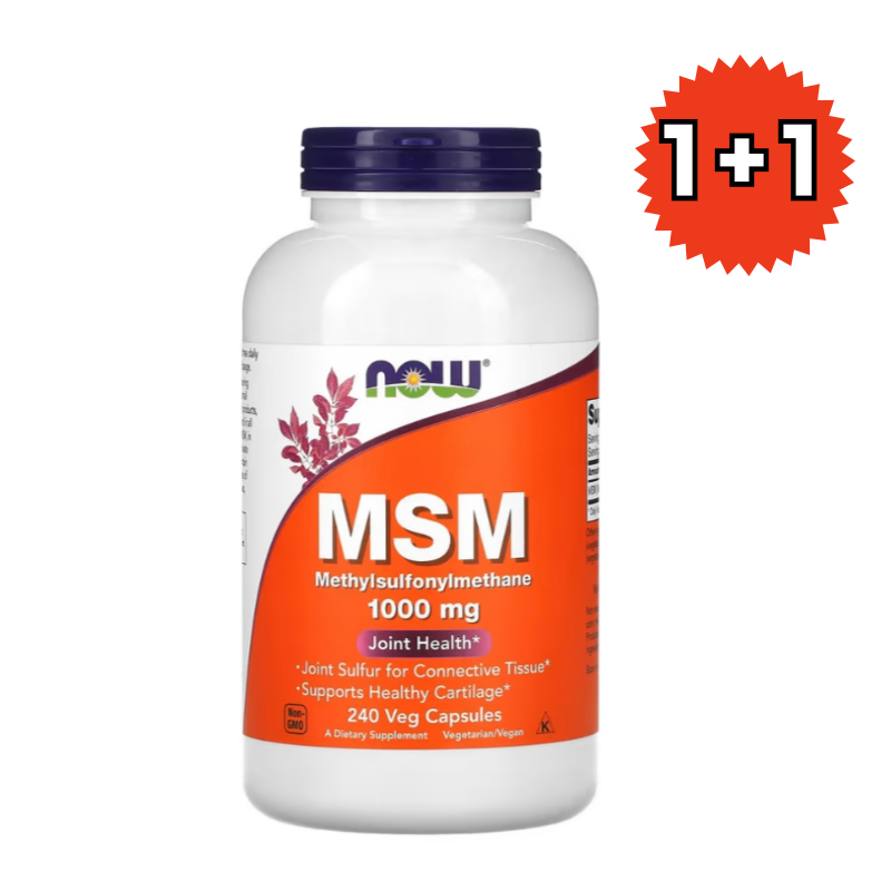 1+1 <b>나우푸드</b> MSM <b>엠에스엠</b> 1000mg 240베지캡슐