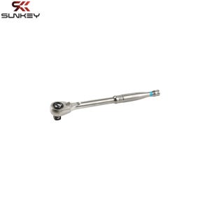 썬키 풀스테인리스 라쳇핸들 SRH-12ST 1/2 견삭기 깔깔이 복스 소켓 12.7MM