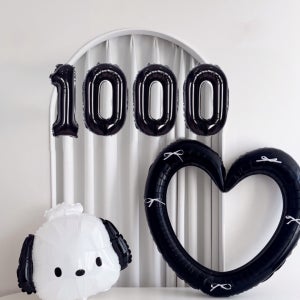 포차코 풍선 1000일 산리오 기념일 이벤트 풍선