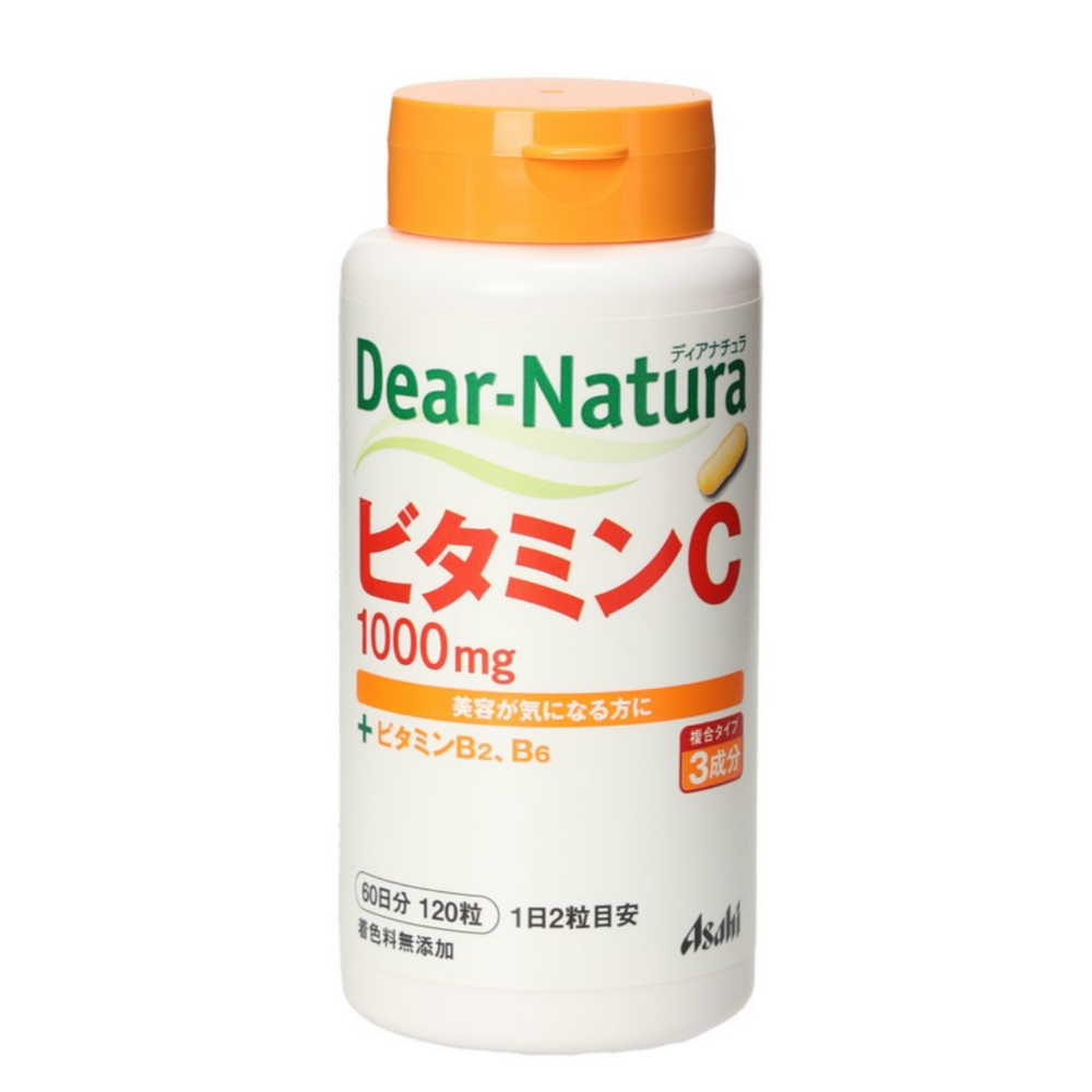 일본 아사히 Asahi <b>디어</b> 내츄라 <b>비타민</b>C 1000mg 캡슐 120정 1개