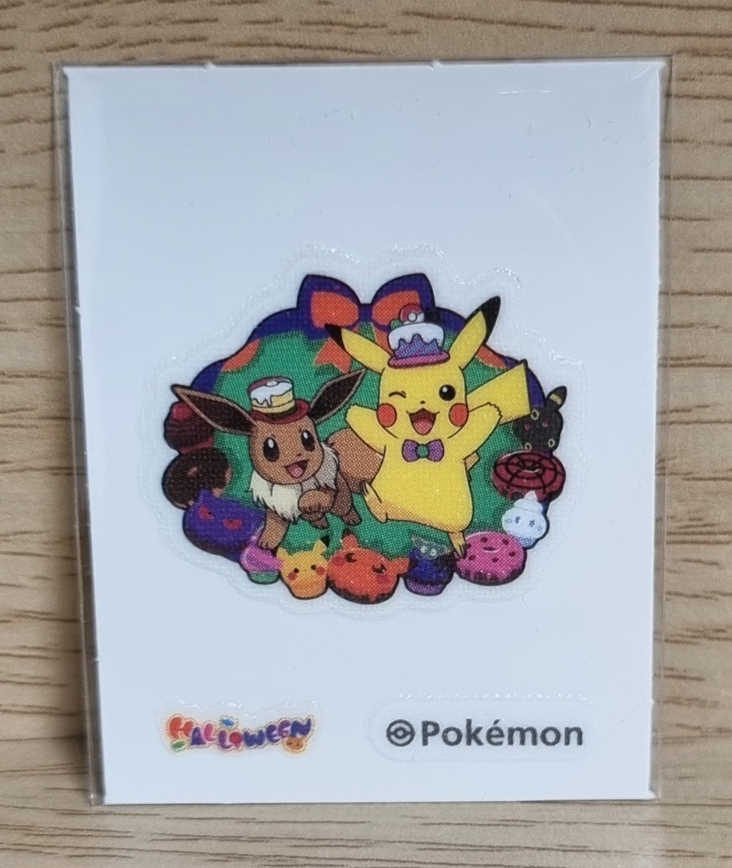 포켓몬빵 띠부씰 이브이 피카츄 씰 스티커 포켓몬굿즈