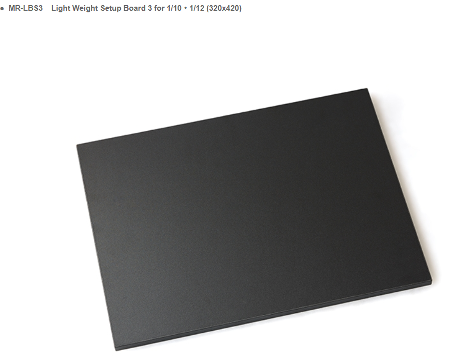 MR-LBS3 Light Weight Setup Board 2 for 1/10・1/12 (320×420)