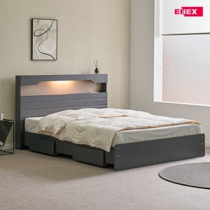 제니 LED 일반 2단서랍 벙커수납 침대 SS-매트리스 미포함