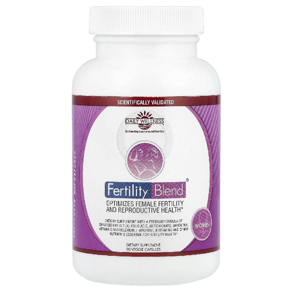 데일리웰니스<b>컴퍼니</b> Fertility Blend L-<b>아르기닌</b> 여성용 베지캡슐 90정