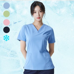 빅사이즈 여름 간호복 상의 스크럽복 간호사복