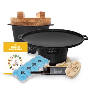 하울스홈 볶음순삭 그리들 온오프 미니화로 바비큐그릴 B 고기엔 밥 세트