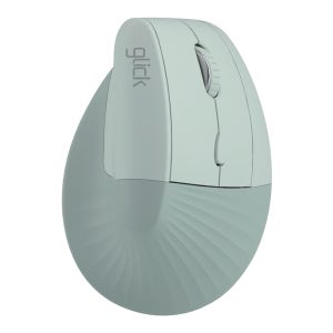 지클릭커 오피스프로 버티컬 도톰 쉬폰 무소음 인체공학 블루투스 무선 마우스 OP50 그린