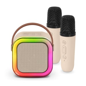 라익미 BC15 풀럼파티 무선 블루투스 스피커 마이크 세트 아이보리