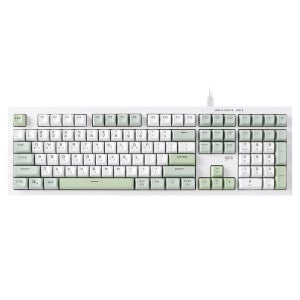 지클릭커 오피스프로 OPK50 사일런스 M RGB 무소음 방수 키보드(그린위치CR1)