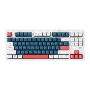 지클릭커 오피스프로 WK50 사일런스 M RGB 무소음 방수 무선 블루투스 키보드 87키 Gundam RC2