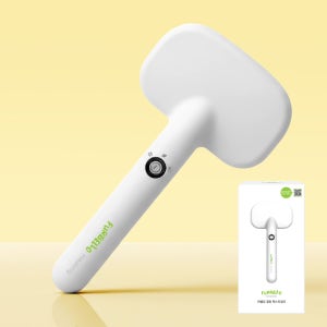 퍼벨로 힐링 펫스타일러 강아지 고양이 빗 피부진정 LED 적외선 브러쉬 진동마사지