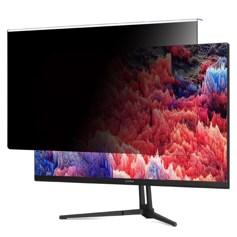 지클릭커 휴쉴드V2 블루라이트 차단 26도 거치형 모니터보안필름 81.3cm(32인치)
