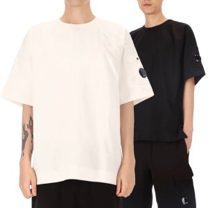 [CP컴퍼니] 25SS 헤비 저지 렌즈 크루넥 티셔츠(18CMSS190K-006059G)