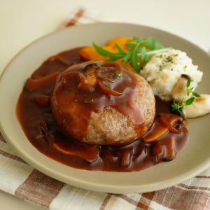 함박스테이크 함박 함바그 스테이크 밀키트 4개 패티 소고기 한돈 떡갈비 캠핑 로제 브라운