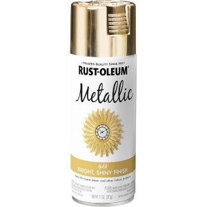 Rust-Oleum 340647 스페셜티 메탈릭 골드 스프레이 페인트 311g