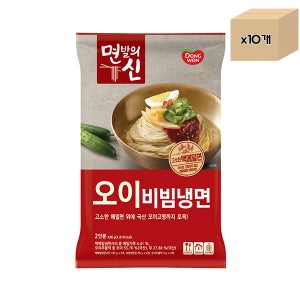 동원 면발의신 오이비빔냉면 436g (2인분) X 10개 밀키트 비빔면