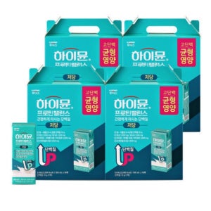 하이뮨 단백질음료 프로틴 밸런스 저당 단백질 드링크 전해질음료 16X4박스 (총64팩)