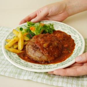 여우함박 수제 함박스테이크 냉장 밀키트 패티 6개 (브라운 데미 토마토칠리 로제 소스)