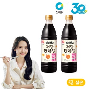 청정원 햇살담은 저당 맛간장 840ml, 2개