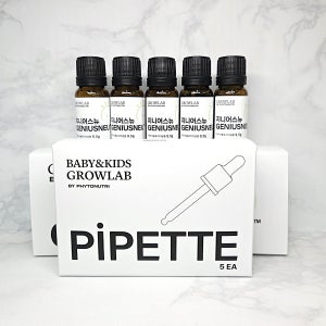 지니어스뉴 두뇌성분제 DHA ALA 영양 제품 올로메가 베이비 스마트 이유식 부스터 5개