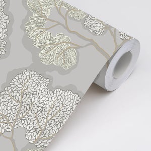 개나리벽지 G87466-2 숨 젠 그레이 1롤(5평) 실크벽지