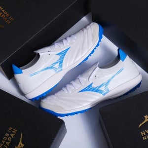 미즈노 모렐리아 네오 살라 베타 재팬 TF 인조잔디 풋살화 최상급 Q1GB2410 화이트