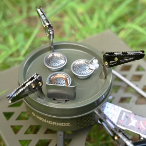 하이그라운즈 HGZ 아크탑 스토브 3구 소형 고화력 강염 캠핑 버너