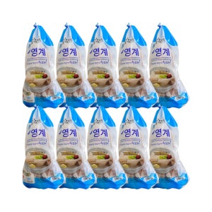 참프레 백숙용 냉동 영계 500g 10봉 삼계탕용 삼계닭 백숙용 생닭 업소용 대용량