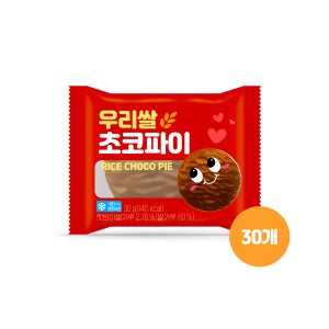 우리쌀 초코파이 900g 1박스(30개입) (아이스박스포함)