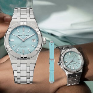 모리스라크로와 시계 아이콘 39mm 더콰이즈 블루 한정판 백화점AS[AI6007-SS00F-431-C]