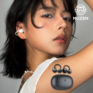 뮤젠 트리클 초경량 귀걸이형 귀찌 공기전도 오픈형 블루투스 런닝 운동용 무선 이어폰