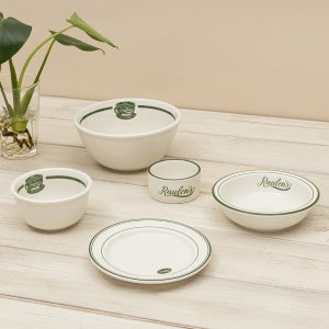 [N단독] 로렌스 1인 식기세트 5P 공기 면기 소스볼 접시 찬기