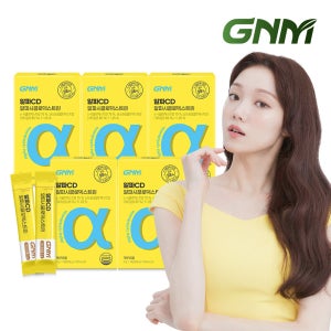[5%쿠폰][알파CD 3,000mg]GNM 알파시클로덱스트린 5박스/ 맛있는 파인애플맛