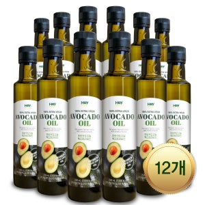 [빠른배송] 헤이프레쉬 100% 엑스트라버진 아보카도오일 식용유 멕시코산 냉압착 250ml, 12개