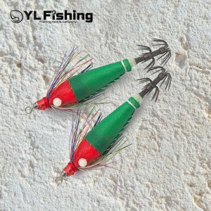 YL피싱 열린산업 미니 틴셀 에기 2개입 야광텐셀 쭈꾸미낚시 갑오징어 두족류에기