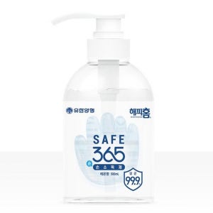 해피홈 세이프 365 순한저자극 손제 겔 500ml 살균 손겔 손젤 손제500ml 손 손제500 손겔500ml safe365 알