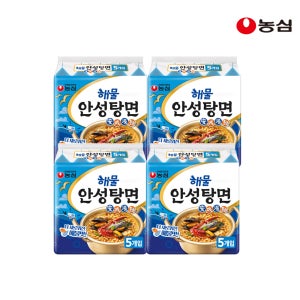 농심 해물 안성탕면 112g, 20개