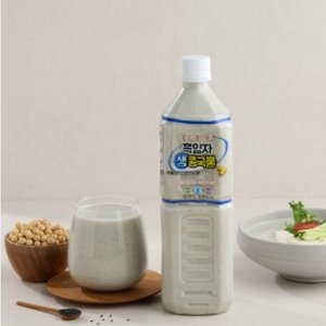 국내산 100% 남원 대두 검은깨 순수 흑임자 콩물 한층 더 고소한 맛 1L x 15병