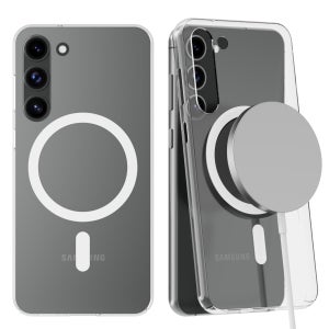 가꼬싶다 변색없는 1MM 생폰 슬림 맥세이프 케이스 투명, 갤럭시S25 플러스