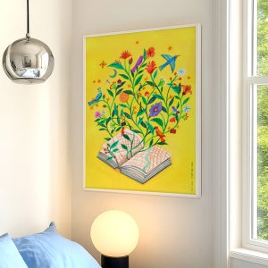 [아트밀셀렉트] 현대미술 해외작가 아트포스터 그림액자 - 여행의정원 (중대형) A2