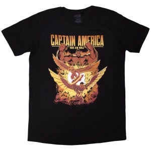 공식 MARVEL 마블 Captain America Brave New World Exposion 반팔 티셔츠