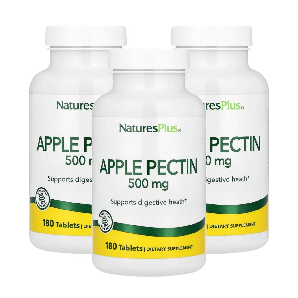 1+1+1 <b>네이처스플러스</b> 애플펙틴 500mg 180정 사과펙틴