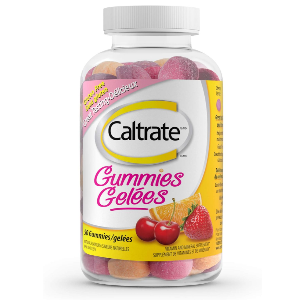 <b>칼트레이트</b> 칼슘 250mg+<b>비타민D</b> 400IU 천연 과일맛 50구미 젤리