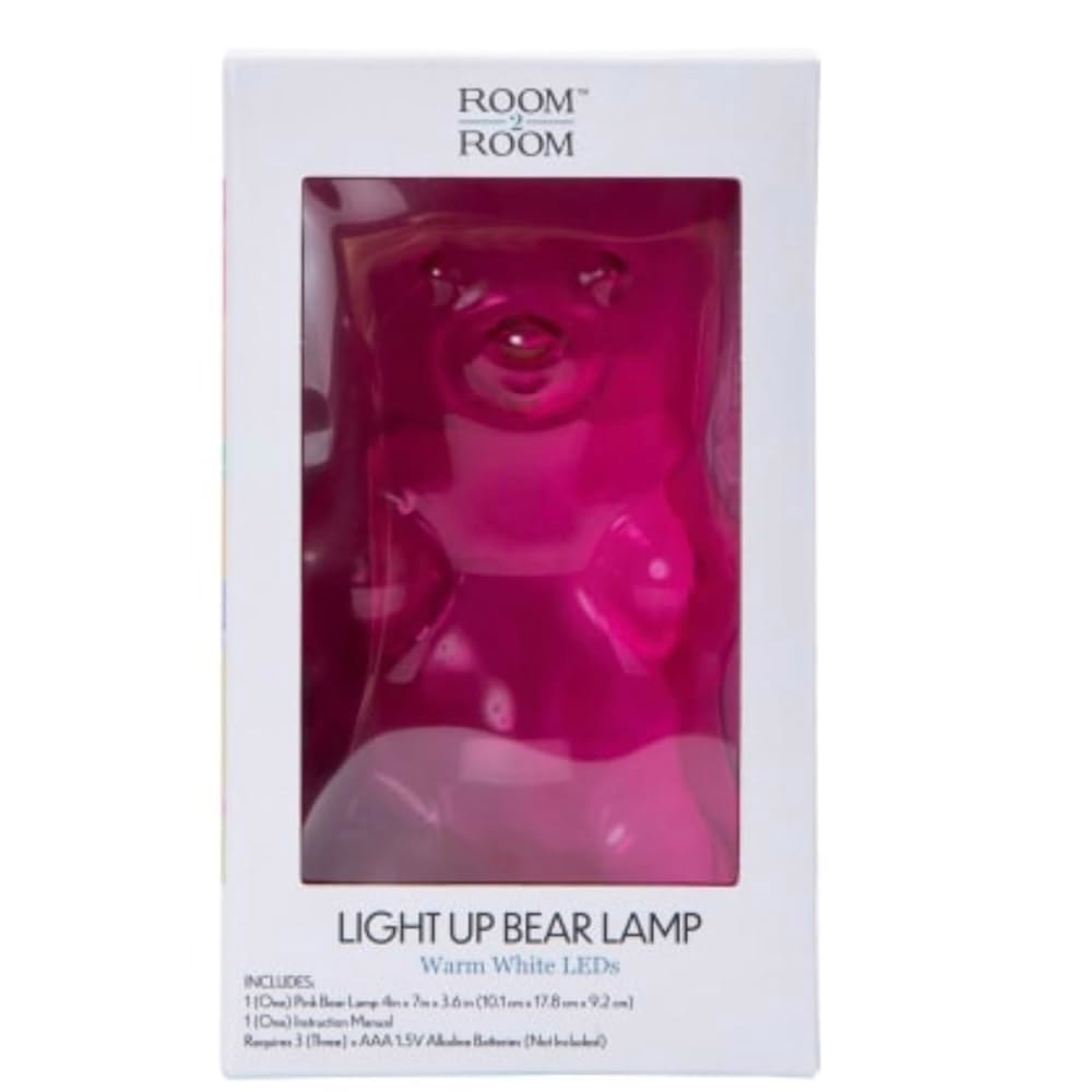 일반실 2룸 <b>핑크</b> 라이트업 <b>구미 베어</b> 램프 라이트 4인치 X 7인치 블루베어24