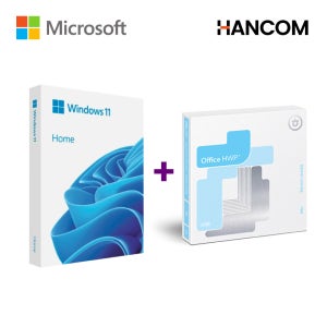 [세트상품] 마이크로소프트 Windows 11 Home FPP (한글 USB) + 한컴오피스 2024 한글 USB 기업용 패키지 (한글 단품)