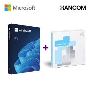 [세트상품] 마이크로소프트 Windows 11 Pro FPP (한글 USB) + 한컴오피스 2024 한글 USB 기업용 패키지 (한글 단품)