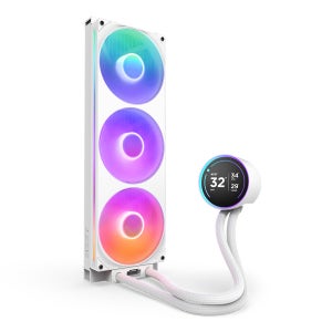 NZXT KRAKEN ELITE 420 RGB V2 (White) CPU 수냉쿨러 커스터마이징 디스플레이 640해상도 (DHCNC)