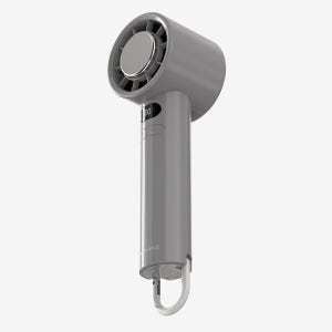 아우라플로 휴대용 냉각 냉감패드 손 미니 선풍기 충전식 캠핑 탁상겸용 손풍기 그레이